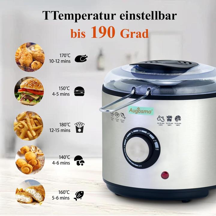 Actual product image Augosma Mini Fritteuse