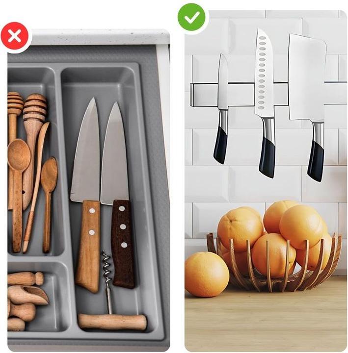 Actual product image Hermex Magnetic knife strip