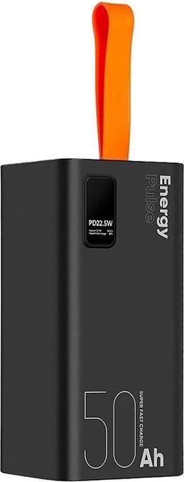 Produktbild Obal:Me EnergyPulse Powerbank 50000mAh 22.5W Black (50000 mAh, 22.50 W, 23 Wh)