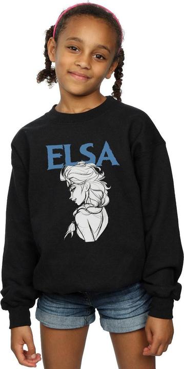 Image du produit Disney - Sweat FROZEN ELSA PROFILE SKETCH - Fille (140, 146)