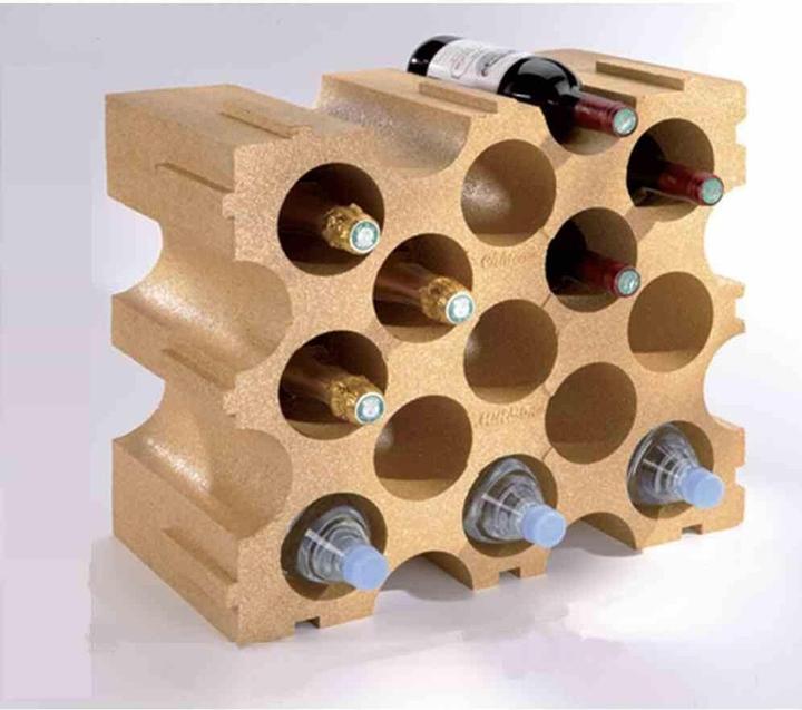 Produktbild Mottez B229V Aufbewahrungsschrank für Flaschen, Flaschenregal, Weinregal, aus Styropor (50 x 43 x 26 cm)