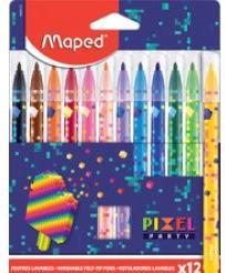 Immagine prodotto Magni Penne a punta di feltro PIXEL PARTY 12s (Multicolore, 12 x)