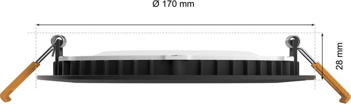 Productafbeelding Philips Hue White & Color Ambiance Slim Recessed (1200 lm)
