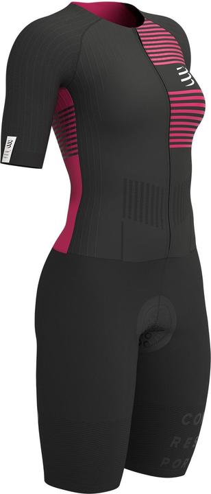Compressport Aero SS Trisuit Women Black/Jazzy