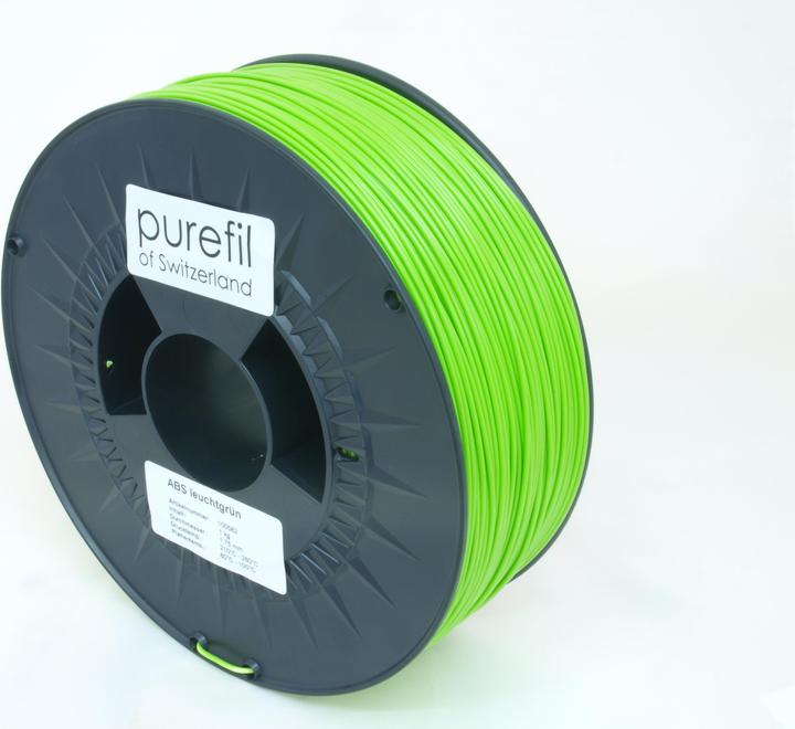 Actual product image Purefil FIlament (ABS, 1.75 mm, 1000 g, Green)