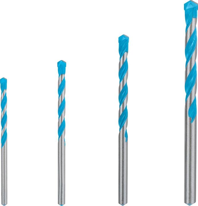 Bosch Professional Zubehör EXPERT MultiConstruction CYL-9 Bohrer-Set, 4/5/6/8 mm, 4-tlg. (4.00 mm, Ø 8.0 mm, 5.0 mm, 6.0 mm)