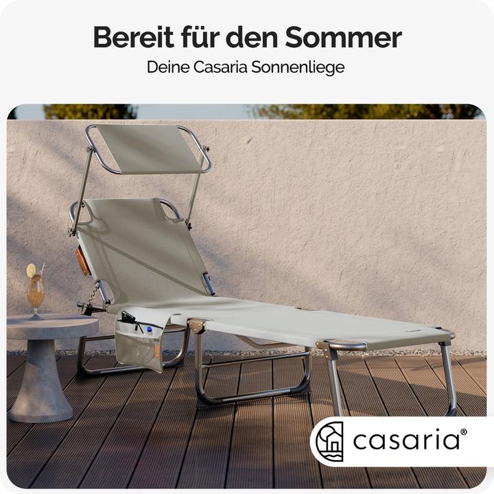 Produktbild Casaria Sonnenliege (190 cm)