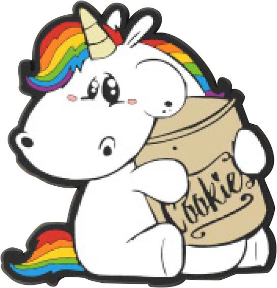 Pummeleinhorn Aimant de la licorne (1 x)