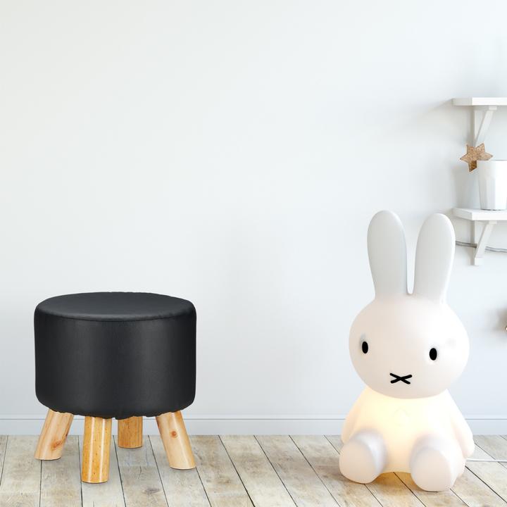 Actual product image Relaxdays Faux Footstool