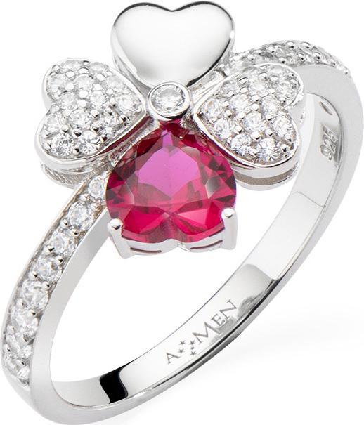 Produktbild Amen Quadricuore Ring (54, 925 Silber)