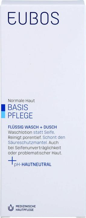 Immagine prodotto Eubos FLUESS BLUE UNPARF, soluzione da 200 ml (Lozione detergente, 200 ml)
