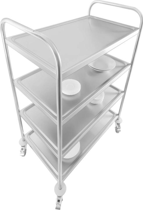 Image du produit Royal Catering Chariot de service - 4 plateaux - 200 kg