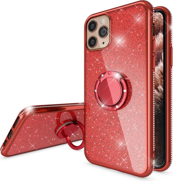 Immagine prodotto Nalia Anello Glitter Silicone Cover (Apple iPhone 11 Pro)