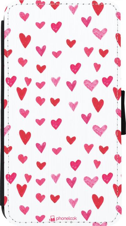 Immagine prodotto PhoneLook Coque Portafoglio noir San Valentino 2022 Molti cuori rosa (Apple iPhone 11 Pro)