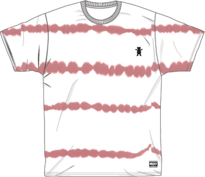 Grizzly Earthquake Stripe Tie Dye T-Shirt