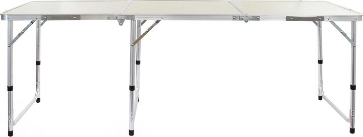 Actual product image Wiltec Toboli folding camping table 180x60x70cm height-adjustable folding table camping