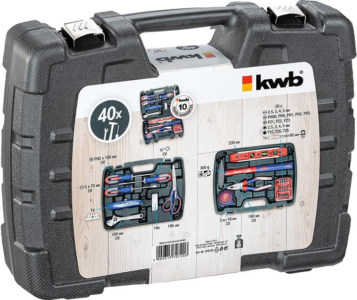 Actual product image kwb Tool box 40 pcs. (40 pieces)
