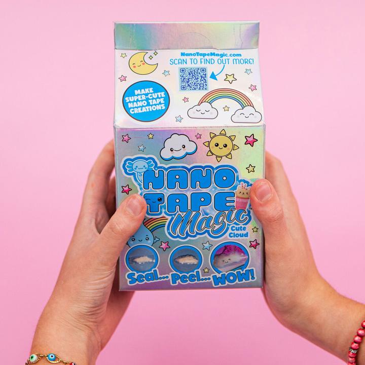 Actual product image Konjac Sponge Nano Tape - Magic Mini Cute Cloud (480-1003) (Nail glue)