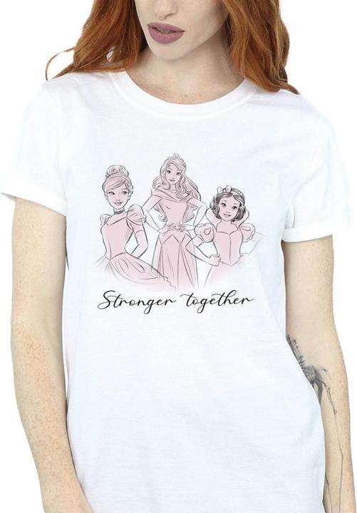 Immagine prodotto Disney Princesses Stronger Together Maglietta Ampia Donna (M)