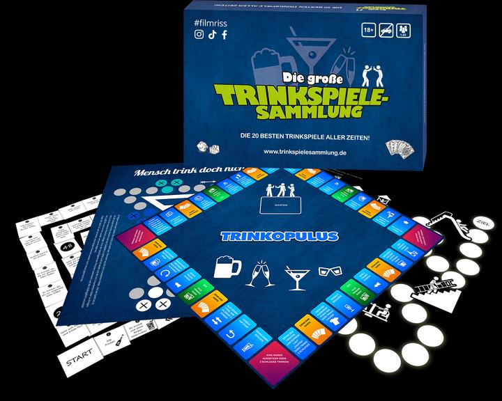 Actual product image Trinkspielesammlung The great drinking game collection (German)