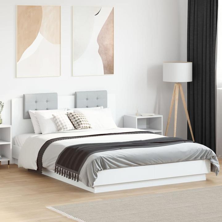 Immagine prodotto VidaXL Struttura letto con testiera e luci LED (140 x 200 cm)