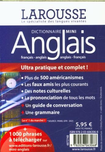 Produktbild Anglais : dictionnaire mini : français-anglais, anglais-français (Französisch, Collectif, 2024)