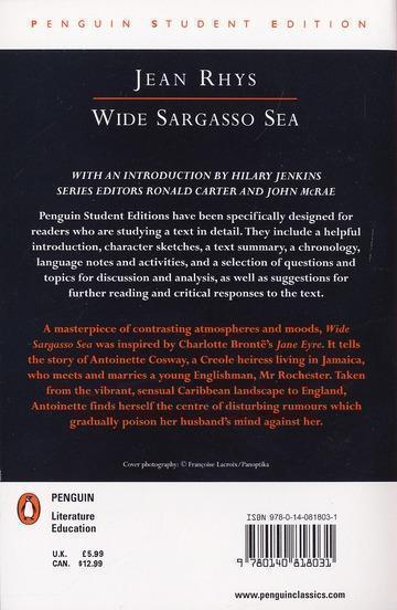 Actual product image Wide Sargasso Sea (English, Rhys Jean, Hilary Jenkins, 2001)