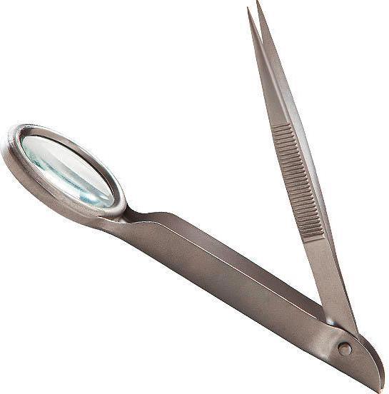 Produktbild Nippes Pinzette mit Lupe