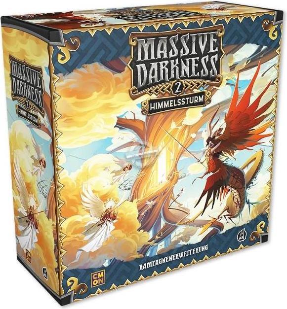 Actual product image Cmon CMND0231 - Massive Darkness 2: Himmelssturm, for 1-6 players, ages 14 and up (DE expansion). (German)
