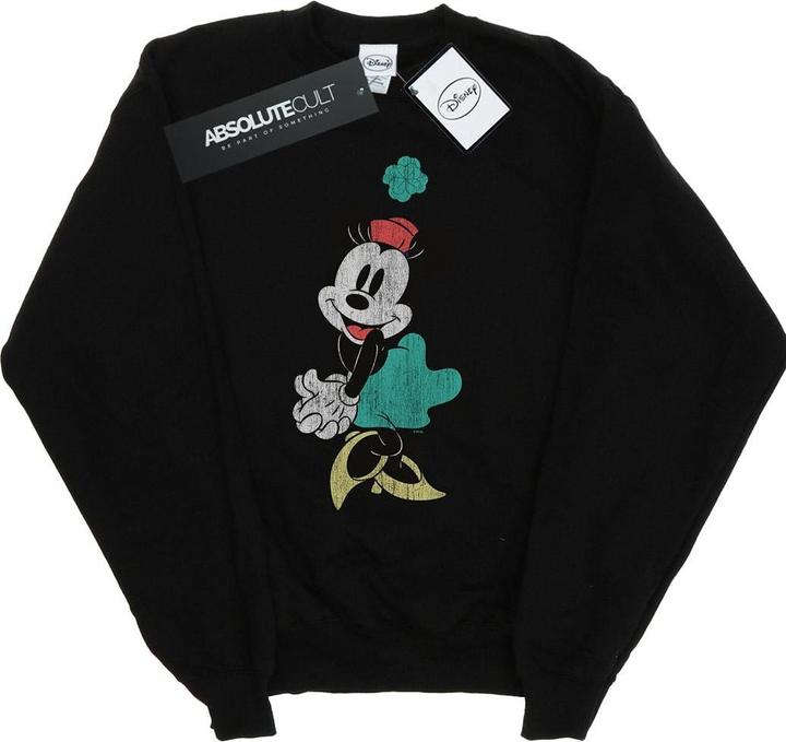 Disney Minnie Mouse Shamrock Hat Sweatshirt (XL)