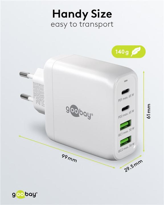 Image du produit Goobay Chargeur rapide multiport (68 W)