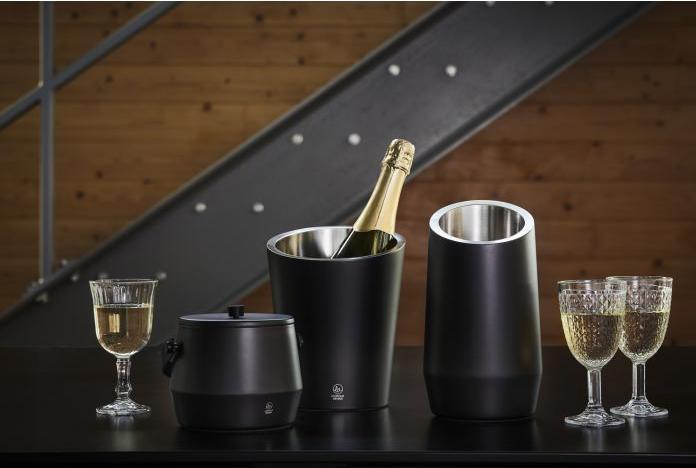 Actual product image Leopold Vienna Ice bucket 1l double wall.black matt