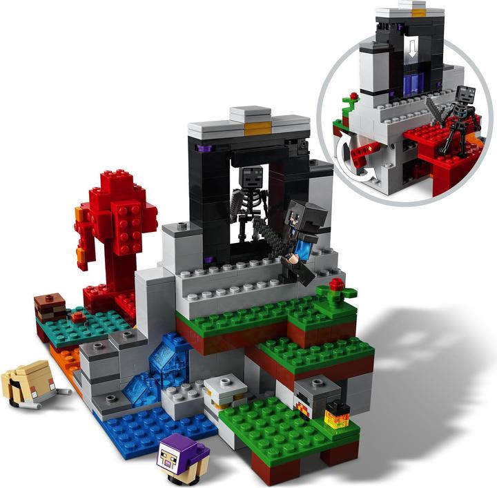 Immagine prodotto LEGO Il portale in rovina (21172, LEGO Minecraft)