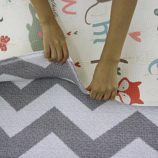 Actual product image Dwinguler Zig Zag Grey (Slim) (180 x 140 cm)