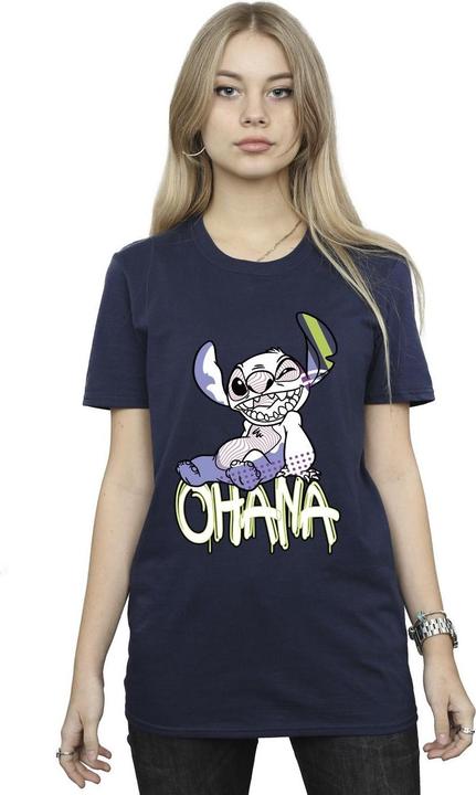 Image du produit Disney - T-shirt LILO AND STITCH OHANA GRAFFITI - Femme (XXL)