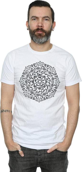 Actual product image Supernatural Mens Symbol Circle T-Shirt (L)
