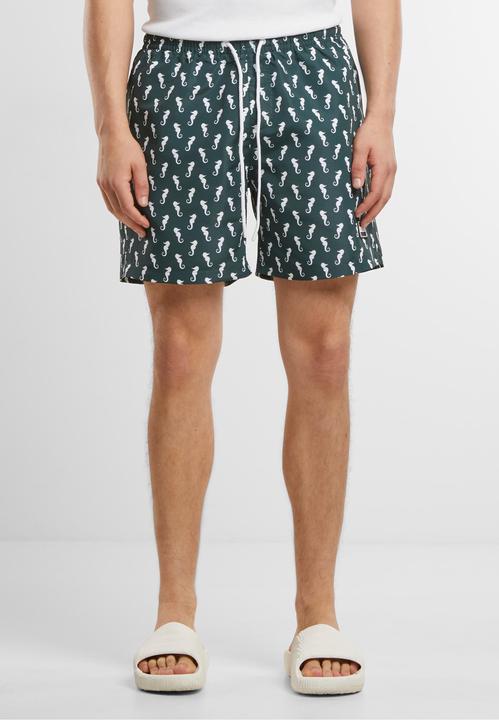 Actual product image Urban Classics Pattern Swim Shorts - 4984 (5XL)