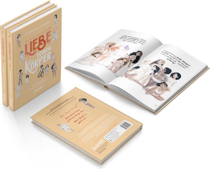 Actual product image Zuckersüss Die Anleitung zur Selbstliebe: Liebe deinen Körper (German, Jessica Sanders, Carol Rossetti, 2020)