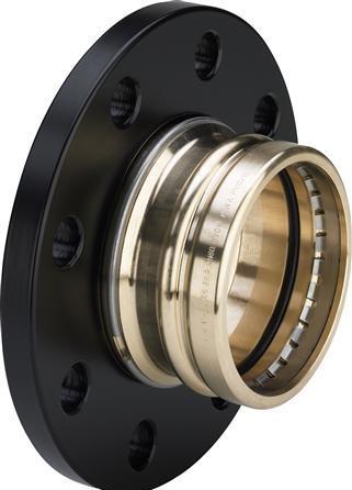 Actual product image Viega Sanpress XL flange transition DN80-88.9 mm