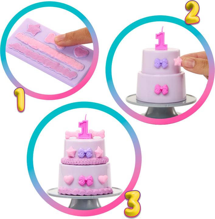 Actual product image Barbie Party Unboxed Pet Birthday Series - purple dress