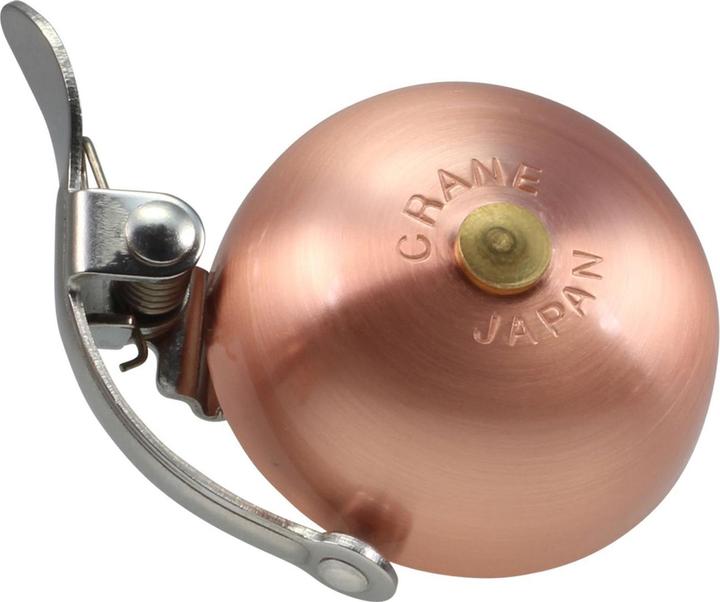 Crane Sonnette Mini Suzu - Fixation au guidon - Brushed Copper