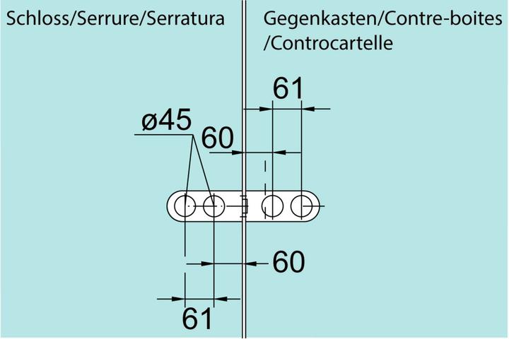 Immagine prodotto Dormakaba Serrature porte vetro Studio Classic F15