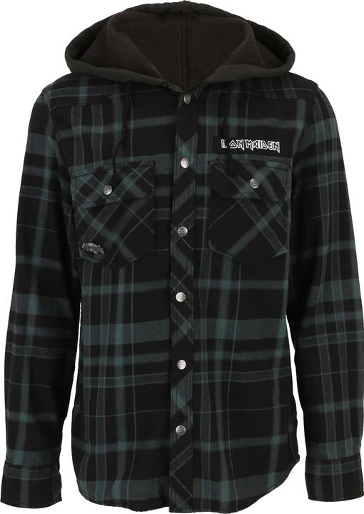 Brandit Iron Maiden Checkshirt Sweathood Eddy - 192207 (L)