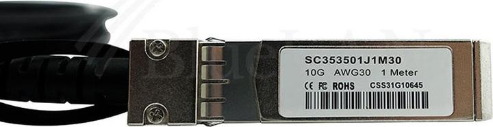 Actual product image CBO Molex 74752-2501 compatible BlueLAN DAC SFP+ SC353501J5M24