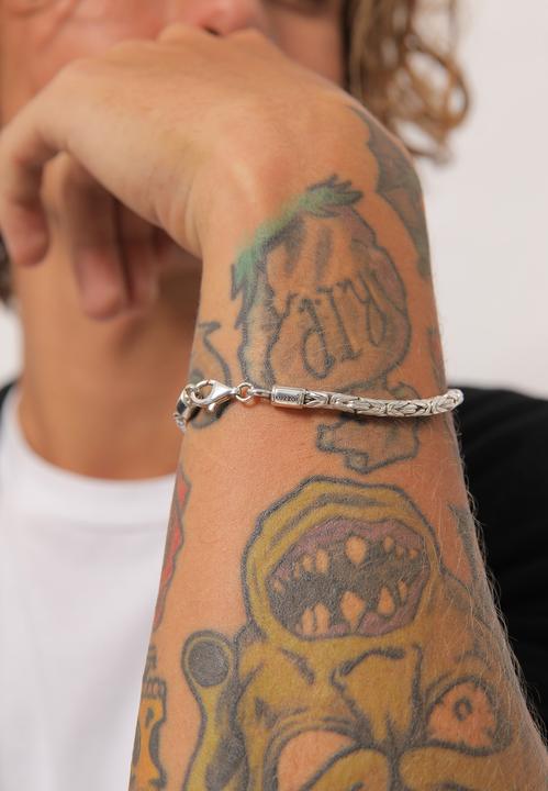 Actual product image Kuzzoi Basic bracelet (21 cm, 925 silver)