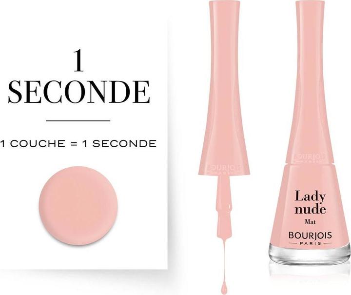 Produktbild Bourjois 1 Seconde (35 Lady Nude, Gel-Effekt Nagellack)