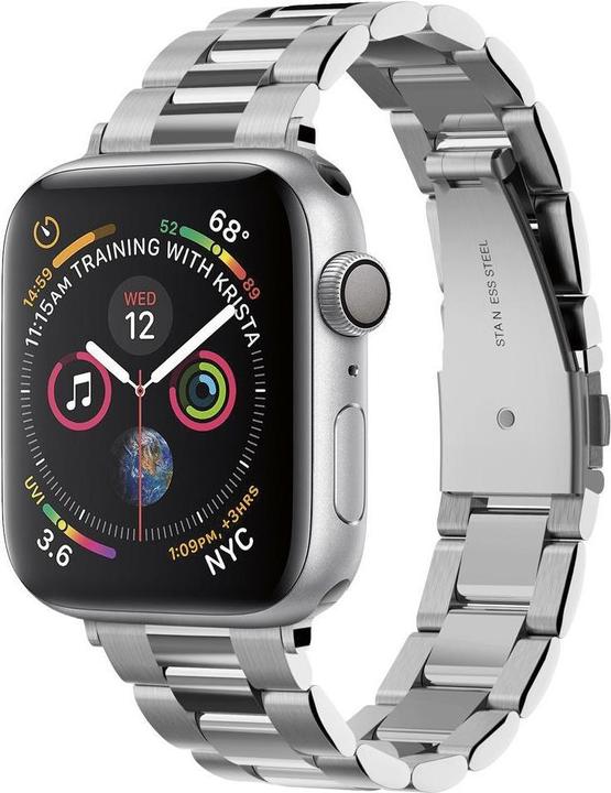 Spigen Modern Fit Band für Apple Watch Series 38, 40, 41 mm - silver (38 mm, 40 mm, 41 mm, Stainless Steel)