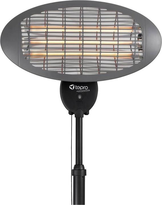 Actual product image Tepro Garden patio spotlight 2000W black (2000 W)