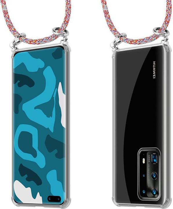 Produktbild Cadorabo TPU Handy Kette SILBER Cover