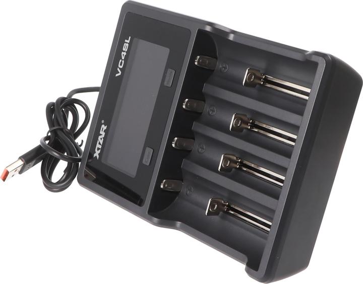 Produktbild Xtar VC4SL (1 Stk., 14500, 16340, 18500, 18650, 21700, 26650, AAA, AA, Akku)